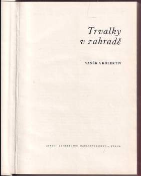 Vlastimil Vaněk: Trvalky v zahradě