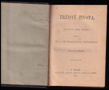 William Makepeace Thackeray: Tržiště života