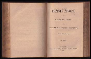 William Makepeace Thackeray: Tržiště života