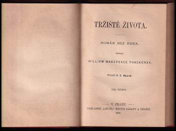 William Makepeace Thackeray: Tržiště života