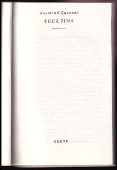 Raymond Queneau: Tuhá zima
