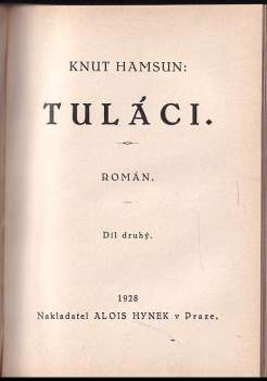 Knut Hamsun: Tuláci