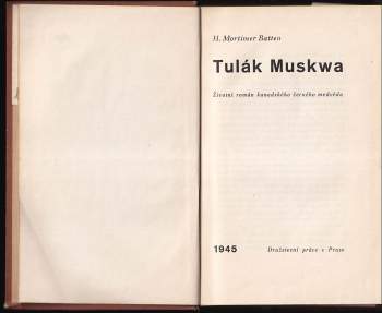 H. Mortimer Batten: Tulák Muskwa