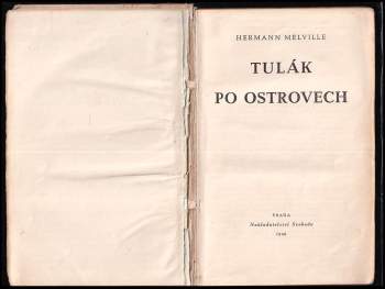 Herman Melville: Tulák po ostrovech