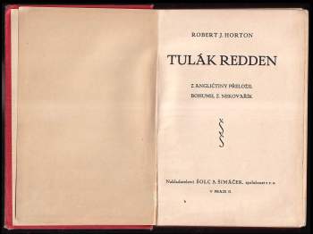 Robert J Horton: Tulák Redden
