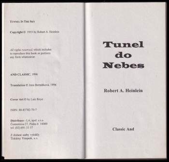 Robert A Heinlein: Tunel do nebes