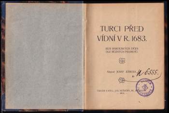 Julie Vlasáková: Turci před Vídní v r. 1683