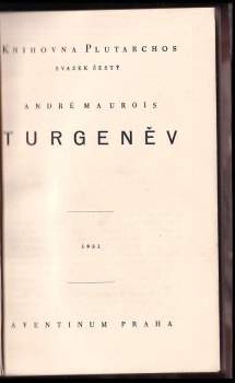 André Maurois: Turgeněv