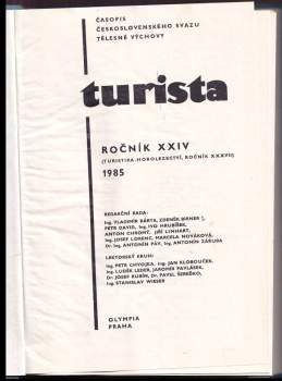 Vladimír Barta: Turista KOMPLETNÍ ROČNÍK XXIV, Číslo 1-12