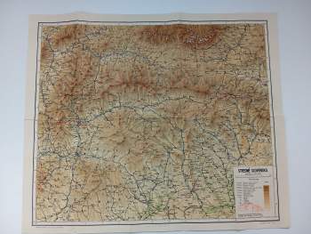 Karel Bartek: Turistická mapa stredného Slovenska