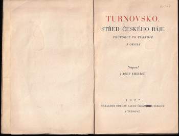 Josef Herbst: Turnovsko, střed Českého ráje
