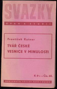 Tvář české vesnice v minulosti