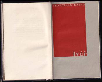 František Halas: Tvář