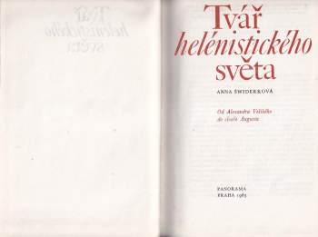Anna Świderkówna: Tvář helénistického světa