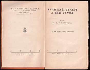Václav Dědina: Tvář naší vlasti a její vývoj