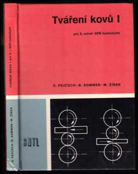 Tváření kovů I : pro 3. ročník SPŠ hutnických - Osvald Pejčoch, Milan Žídek, Boris Sommer (1981, Státní nakladatelství technické literatury) - ID: 620114