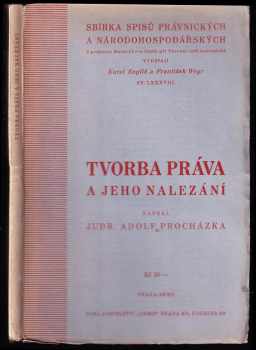 Tvorba práva a jeho nalézání
