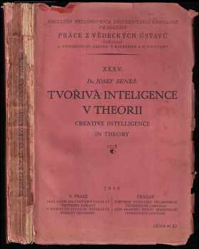 Tvořivá inteligence v theorii