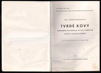 Evžen Hirschfeld: Tvrdé kovy