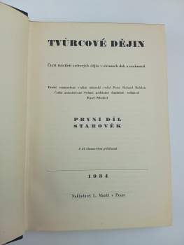 Edgar Theodor Havránek: Tvůrcové dějin I - V + Rejstřík k dílu I.- V. - KOMPLET