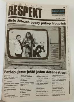 Jáchym Topol: Týdeník Respekt, KOMPLETNÍ ROČNÍK X.