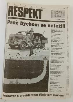 Jáchym Topol: Týdeník Respekt, ROČNÍK IX, KONVOLUT DÍLŮ