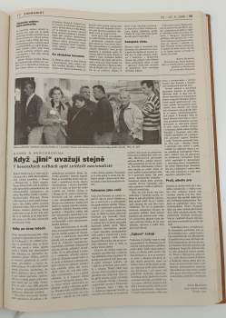 Jáchym Topol: Týdeník Respekt, ROČNÍK IX, KONVOLUT DÍLŮ