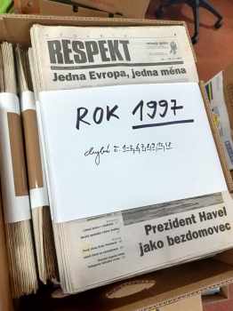 Jáchym Topol: Týdeník Respekt ročníky 1991 - 2022 CHYBÍ ROČNÍK 2004