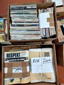 Týdeník Respekt ročníky 1991 - 2022 CHYBÍ ROČNÍK 2004