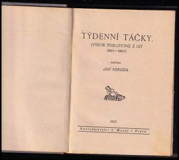 Jan Neruda: Týdenní táčky