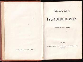 Vítězslav Šmejc: Tygr jede k moři