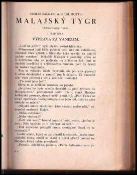 Emilio Salgari: Tygří oko + Černý Aeroplán + Malajský tygr