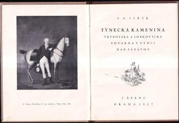 František Xaver Jiřík: Týnecká kamenina