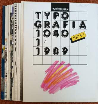 Vladimír Drbohlav: Typografia 1989 č. 1-12