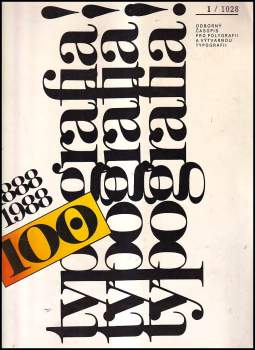 Vladimír Drbohlav: Typografia Ročník 1988