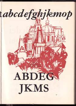 Oldřich Hlavsa: Typografická písma latinková