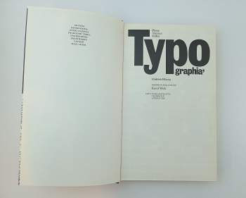Jiří Šetlík: Typographia: I. + II. + III. díl