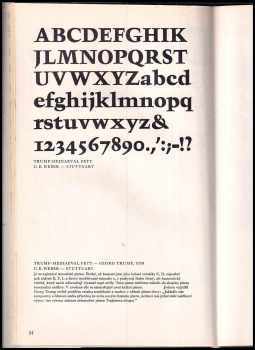 Oldřich Hlavsa: Typographia 1 - 3 - 1. díl - písmo, ilustrace, kniha + 2. díl Fotosazba + 3. díl