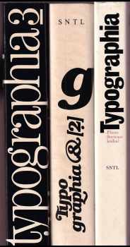 Typographia 1 - 3 - 1. díl - písmo, ilustrace, kniha + 2. díl Fotosazba + 3. díl