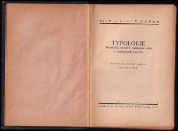 Norbert Fabián Čapek: Typologie