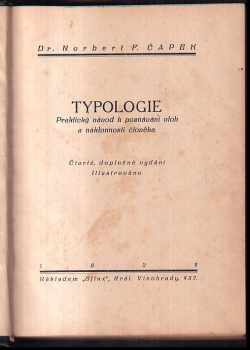 Norbert Fabián Čapek: Typologie