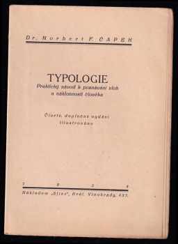 Norbert Fabián Čapek: Typologie