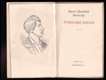 Karel Havlíček Borovský: Tyrolské elegie