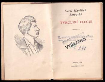 Karel Havlíček Borovský: Tyrolské elegie