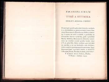 Emanuel Siblík: Tyrš a rytmika