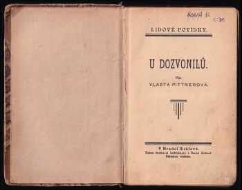 Vlasta Pittnerová: U Dozvonilů