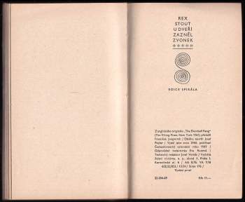 Rex Stout: U dveří zazněl zvonek