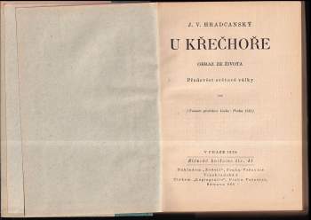 J. V Hradčanský: U Křečhoře