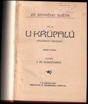 J. M Slavičínský: U Křúpalů