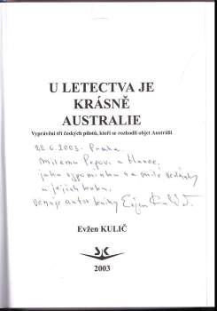 Evžen Kulič: U letectva je krásně